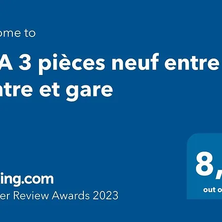 Lägenhet Ena 3 Pieces Neuf Entre Centre Et Gare *